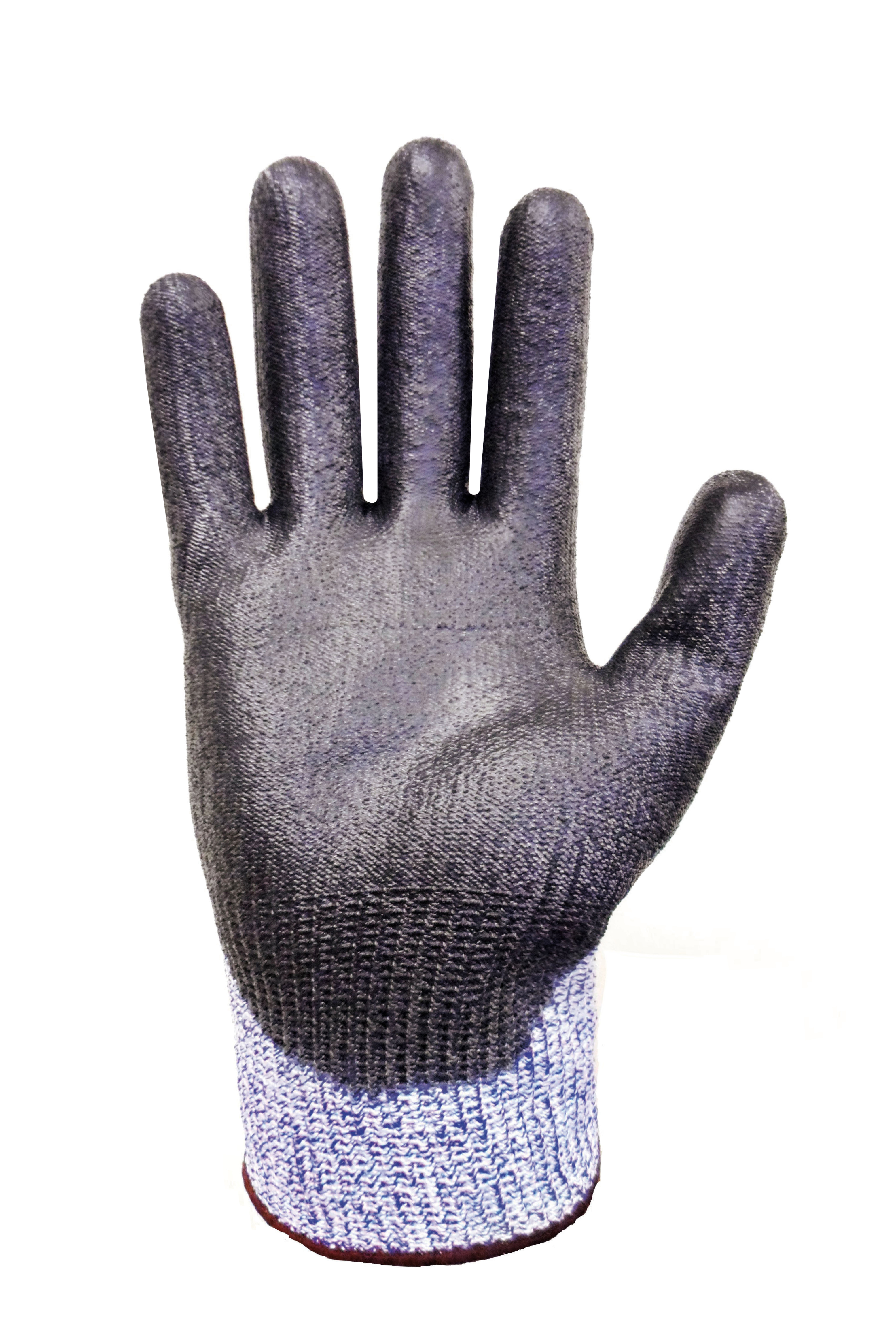 Guantes Anticortes con recubrimiento de nitrilo arenoso NITRIGLAS, Jomiba