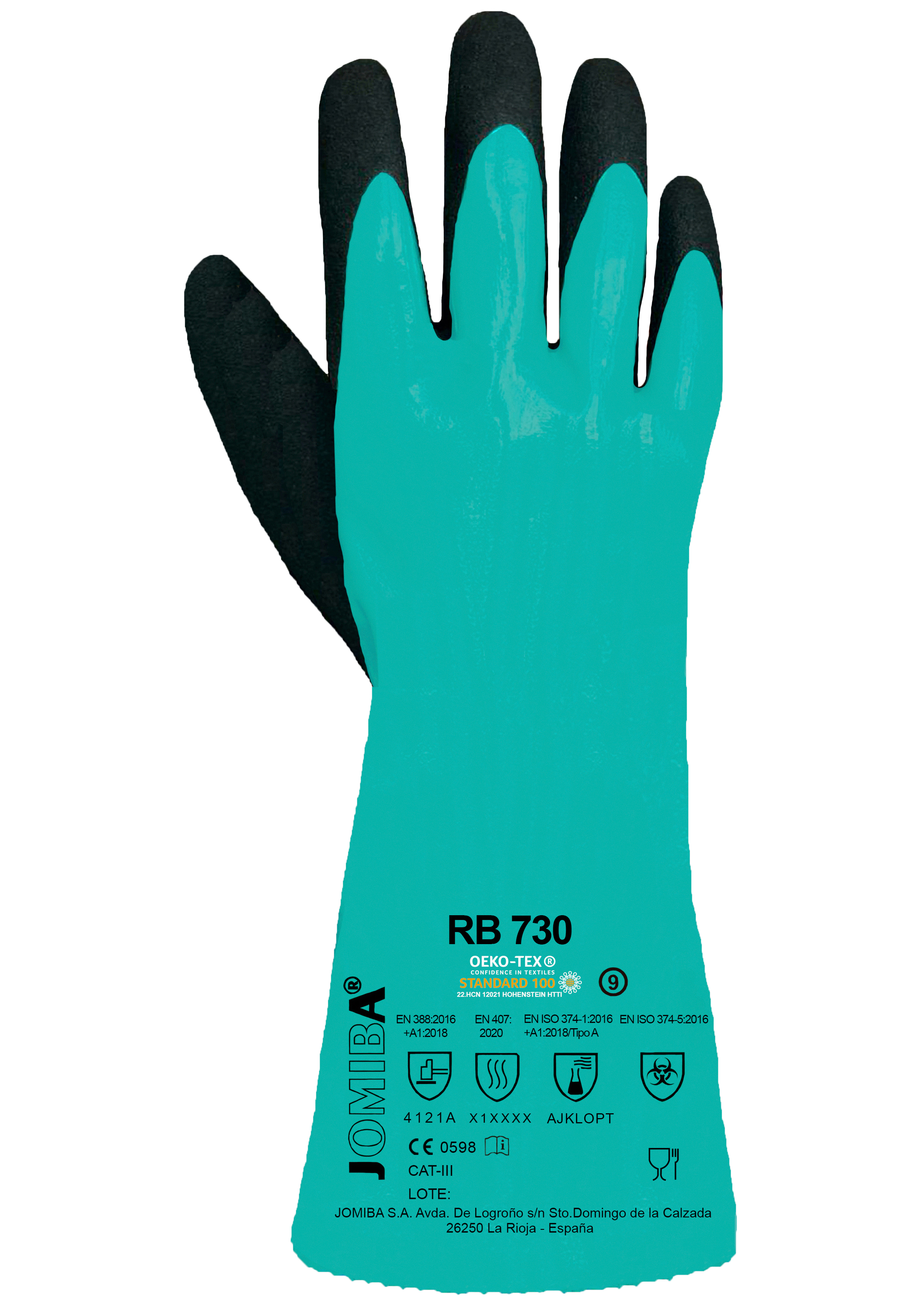 Dorso del producto RB 730