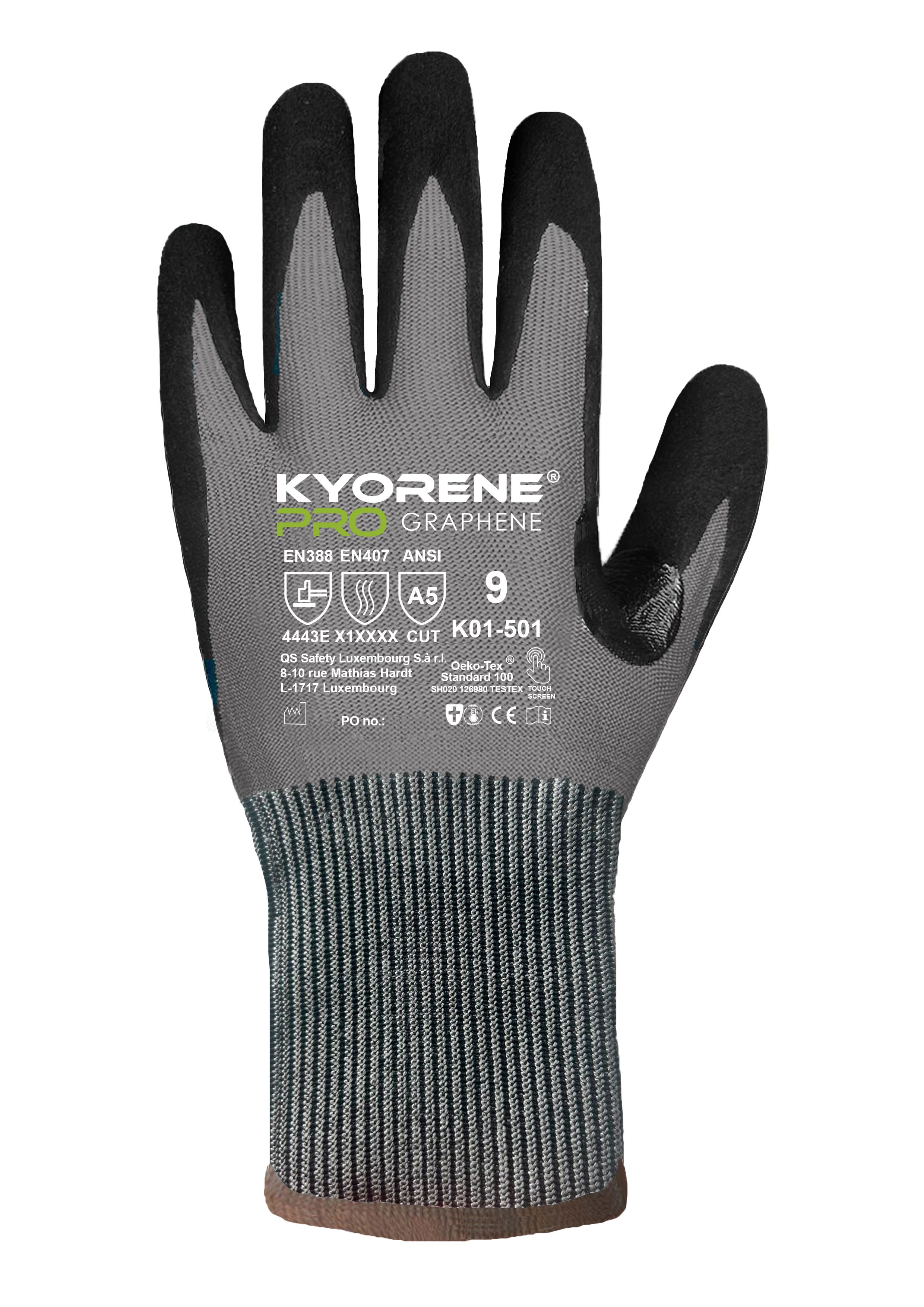 Dorso del producto KYORENE® PRO GRAPHENE   K01-501